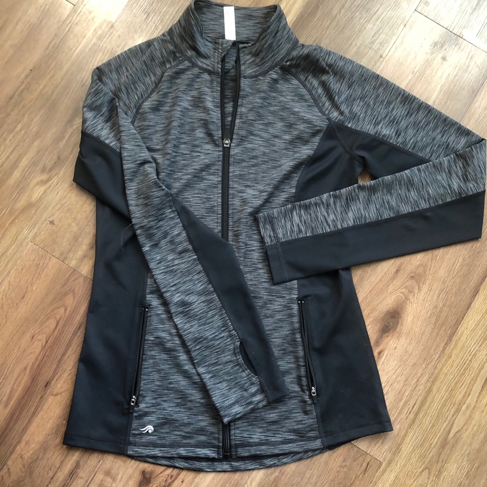 Athletic zip up jacket